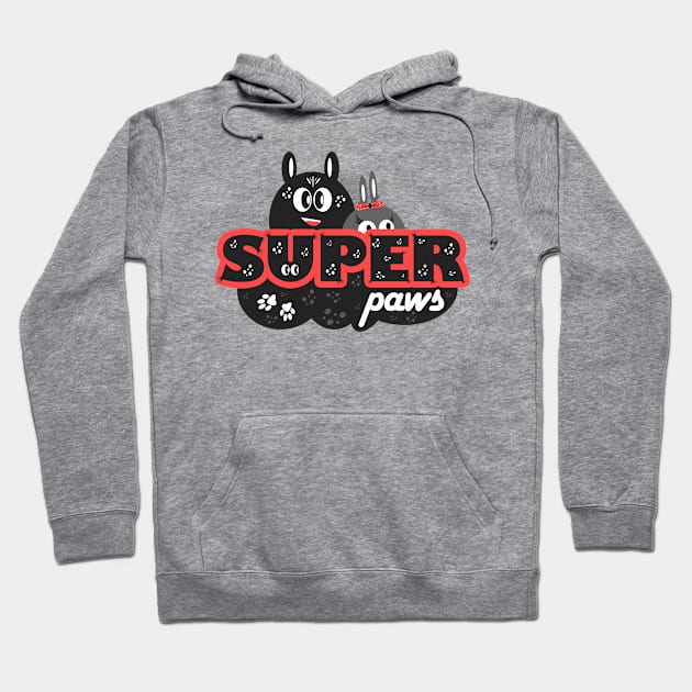 Super Paws Hoodie by StudioIris